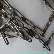 Load image into Gallery viewer, 1970s LARGE Hallmarked SILVER Leaf Shaped Pendant. Vintage Designer Necklace which is signed with initials: IPM
