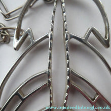 Load image into Gallery viewer, Large 1970s Silver Leaf Shape Pendant IPM
