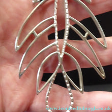 Load image into Gallery viewer, Large 1970s Silver Leaf Shape Pendant IPM
