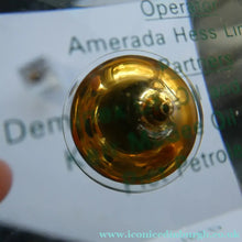 Load image into Gallery viewer, 1970s Scottish Rob Roy and Ivanhoe Oil Fields Paperweight Scottish Oil Hess
