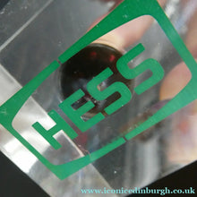Load image into Gallery viewer, 1970s Scottish Rob Roy and Ivanhoe Oil Fields Paperweight Scottish Oil Hess
