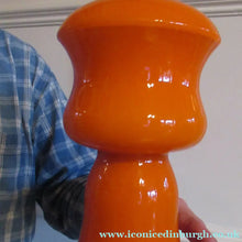 Load image into Gallery viewer, 1970s French Table Lamp by Vianne V V Glass. Holmegaard Style

