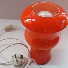 Load image into Gallery viewer, 1970s French Table Lamp by Vianne V V Glass. Holmegaard Style
