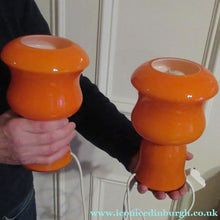 Load image into Gallery viewer, 1970s French Table Lamp by Vianne V V Glass. Holmegaard Style
