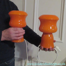 Load image into Gallery viewer, 1970s French Table Lamp by Vianne V V Glass. Holmegaard Style
