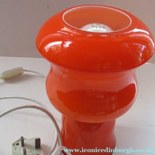 Load image into Gallery viewer, 1970s French Table Lamp by Vianne V V Glass. Holmegaard Style
