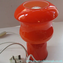 Load image into Gallery viewer, 1970s French Table Lamp by Vianne V V Glass. Holmegaard Style
