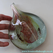 Load image into Gallery viewer, Vintage 1970s ISLE OF WIGHT Glass Lollipop Vase with Flame Pontil Mark
