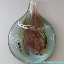 Load image into Gallery viewer, Vintage 1970s ISLE OF WIGHT Glass Lollipop Vase with Flame Pontil Mark
