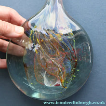 Load image into Gallery viewer, Vintage 1970s ISLE OF WIGHT Glass Lollipop Vase with Flame Pontil Mark

