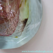 Load image into Gallery viewer, Vintage 1970s ISLE OF WIGHT Glass Lollipop Vase with Flame Pontil Mark
