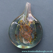 Load image into Gallery viewer, Vintage 1970s ISLE OF WIGHT Glass Lollipop Vase with Flame Pontil Mark
