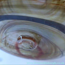 Load image into Gallery viewer, Isle of Wight Studio Glass  by Michael Harris, c 1970. LARGE Tortoiseshell Globular Vase
