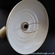 Load image into Gallery viewer, 1970s Italian Hanging Flying Saucer Shape. Rise and Fall Pendant Light Rolly Brevettato. - Vintage Lampshade
