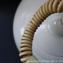 Load image into Gallery viewer, 1970s Italian Hanging Flying Saucer Shape. Rise and Fall Pendant Light Rolly Brevettato. - Vintage Lampshade
