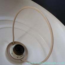 Load image into Gallery viewer, 1970s Italian Hanging Flying Saucer Shape. Rise and Fall Pendant Light Rolly Brevettato. - Vintage Lampshade

