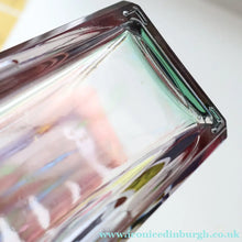 Load image into Gallery viewer, 1970s ITALIAN Luigi Bormioli Crystal Decanter: "Light and Music" Series with Geometric Design

