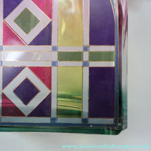 Load image into Gallery viewer, 1970s ITALIAN Luigi Bormioli Crystal Decanter: "Light and Music" Series with Geometric Design

