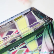 Load image into Gallery viewer, 1970s ITALIAN Luigi Bormioli Crystal Decanter: "Light and Music" Series with Geometric Design

