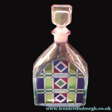 Load image into Gallery viewer, 1970s ITALIAN Luigi Bormioli Crystal Decanter: "Light and Music" Series with Geometric Design

