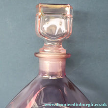 Load image into Gallery viewer, 1970s ITALIAN Luigi Bormioli Crystal Decanter: ’Light and Music’ Series with Geometric Design - European Glass
