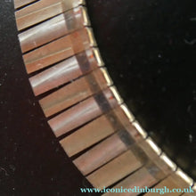 Load image into Gallery viewer, Vintage 1970s Italian STERLING SILVER Articulated Fringe Necklace. 16 3/4 inches
