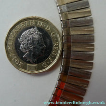 Load image into Gallery viewer, Vintage 1970s Italian STERLING SILVER Articulated Fringe Necklace. 16 3/4 inches
