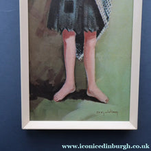 Load image into Gallery viewer, Vintage 1970's Kitsch "Big Eyes" Print By D Golding. Little Beggar Girl
