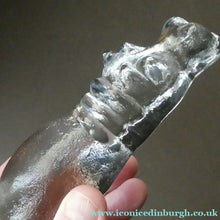 Load image into Gallery viewer, 1970s KOSTA BODA Glass Submerged Hippopotamus. Designed by Bertil Vallien
