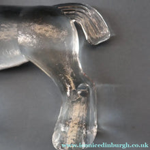 Load image into Gallery viewer, A/ 1970s KOSTA BODA Large Glass horse Designed by Bertil Vallien. 8 1/4 inches
