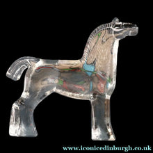 Load image into Gallery viewer, A/ 1970s KOSTA BODA Large Glass horse Designed by Bertil Vallien. 8 1/4 inches
