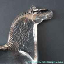 Load image into Gallery viewer, A/ 1970s KOSTA BODA Large Glass horse Designed by Bertil Vallien. 8 1/4 inches
