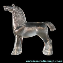Load image into Gallery viewer, A/ 1970s KOSTA BODA Large Glass horse Designed by Bertil Vallien. 8 1/4 inches
