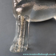 Load image into Gallery viewer, A/ 1970s KOSTA BODA Large Glass horse Designed by Bertil Vallien. 8 1/4 inches
