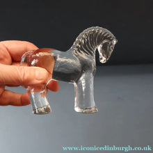 Load image into Gallery viewer, 1970s KOSTA BODA Small Glass horse Designed by Bertil Vallien
