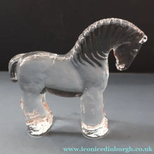 Load image into Gallery viewer, 1970s KOSTA BODA Small Glass horse Designed by Bertil Vallien
