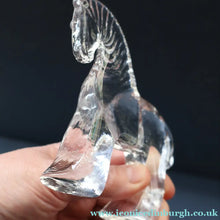 Load image into Gallery viewer, 1970s KOSTA BODA Small Glass horse Designed by Bertil Vallien
