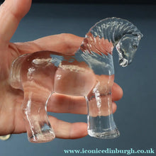 Load image into Gallery viewer, 1970s KOSTA BODA Small Glass horse Designed by Bertil Vallien
