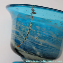 Load image into Gallery viewer, 1970s Large Mdina Glass Goblet. Trailed Glass Decoration on the Stem - European Glass
