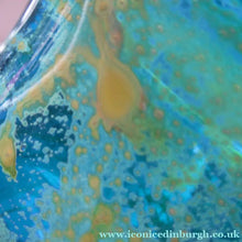 Load image into Gallery viewer, Vintage Mdina Goblet or Chalice with Gathered Inclusion on the Stem
