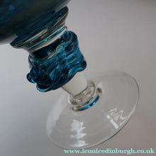 Load image into Gallery viewer, 1970s Large Mdina Glass Goblet. Trailed Glass Decoration on the Stem - European Glass
