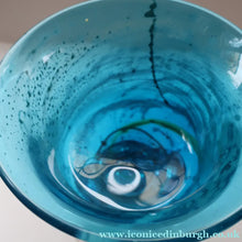 Load image into Gallery viewer, 1970s Large Mdina Glass Goblet. Trailed Glass Decoration on the Stem - European Glass
