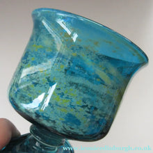 Load image into Gallery viewer, Vintage Mdina Goblet or Chalice with Gathered Inclusion on the Stem
