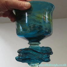Load image into Gallery viewer, Vintage Mdina Goblet or Chalice with Gathered Inclusion on the Stem
