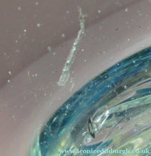 Load image into Gallery viewer, Vintage Mdina Goblet or Chalice with Gathered Inclusion on the Stem
