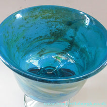 Load image into Gallery viewer, Vintage Mdina Goblet or Chalice with Gathered Inclusion on the Stem
