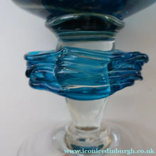 Load image into Gallery viewer, 1970s Large Mdina Glass Goblet. Trailed Glass Decoration on the Stem - European Glass
