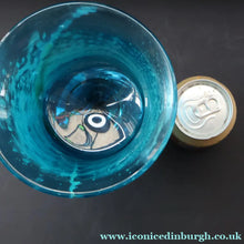 Load image into Gallery viewer, 1970s Large Mdina Glass Goblet. Trailed Glass Decoration on the Stem - European Glass
