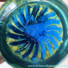 Load image into Gallery viewer, LARGE 1970s Mdina Glass Paperweight. Vintage Sea and Sand MAGNUM SIZE Weight
