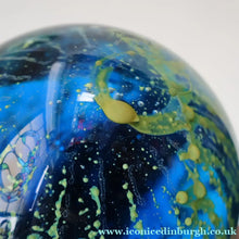 Load image into Gallery viewer, LARGE 1970s Mdina Glass Paperweight. Vintage Sea and Sand MAGNUM SIZE Weight
